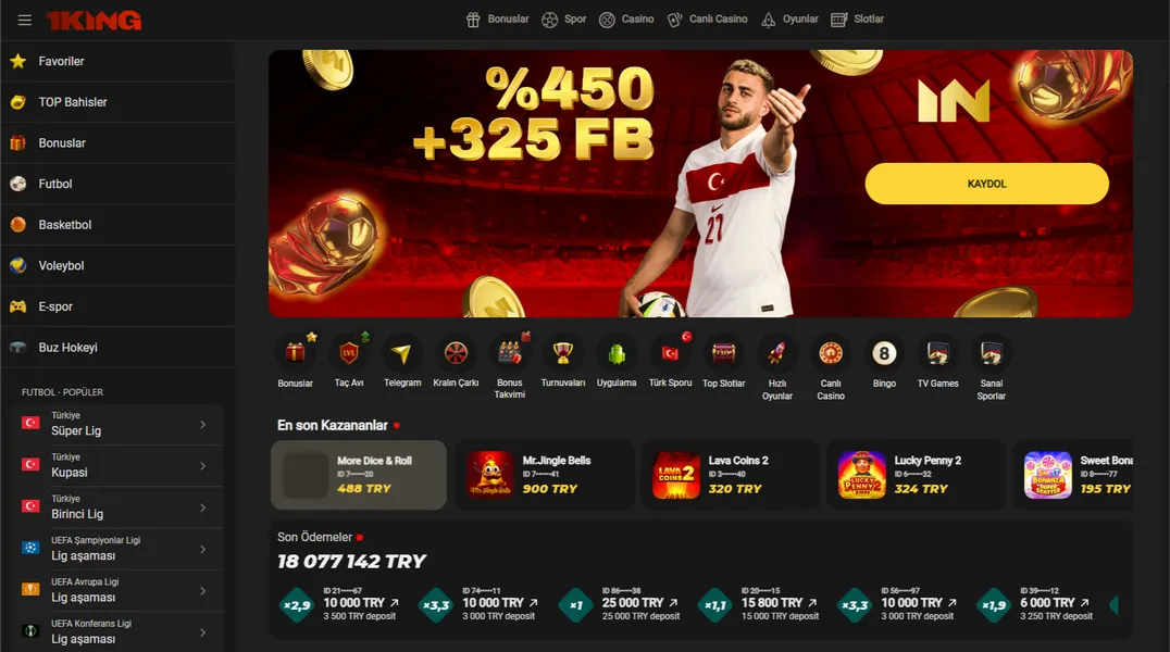 1King destek hizmeti